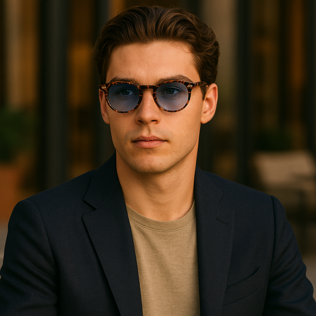 Diora - Leopard Blue Shades